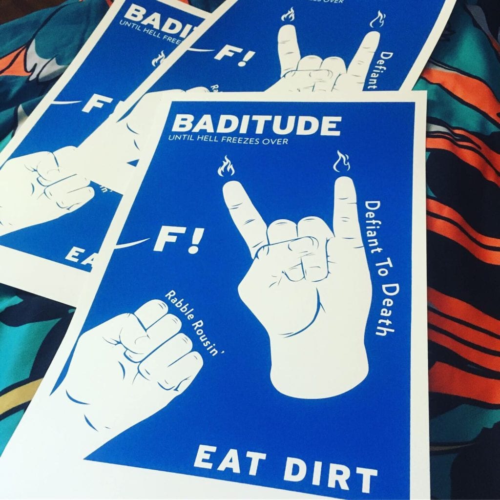 ATTITUDE | Hand Signals | Screenprint | Signed an Numbered - Image 2