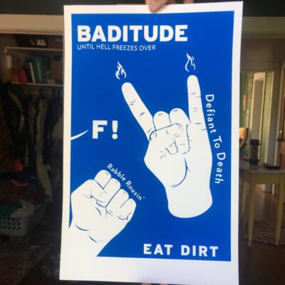 ATTITUDE | Hand Signals | Screenprint | Signed an Numbered