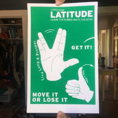 LONGITUDE LATITUDE | Hand Signals | Screenprint | Signed and Numbered