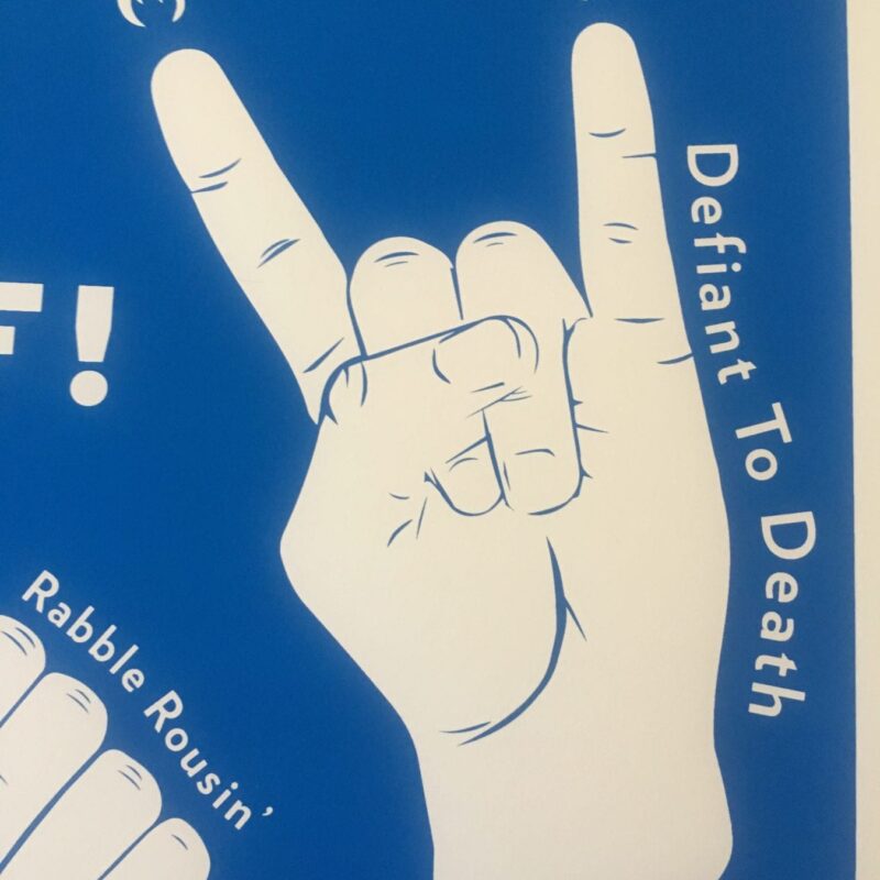 ATTITUDE | Hand Signals | Screenprint | Signed an Numbered - Image 3
