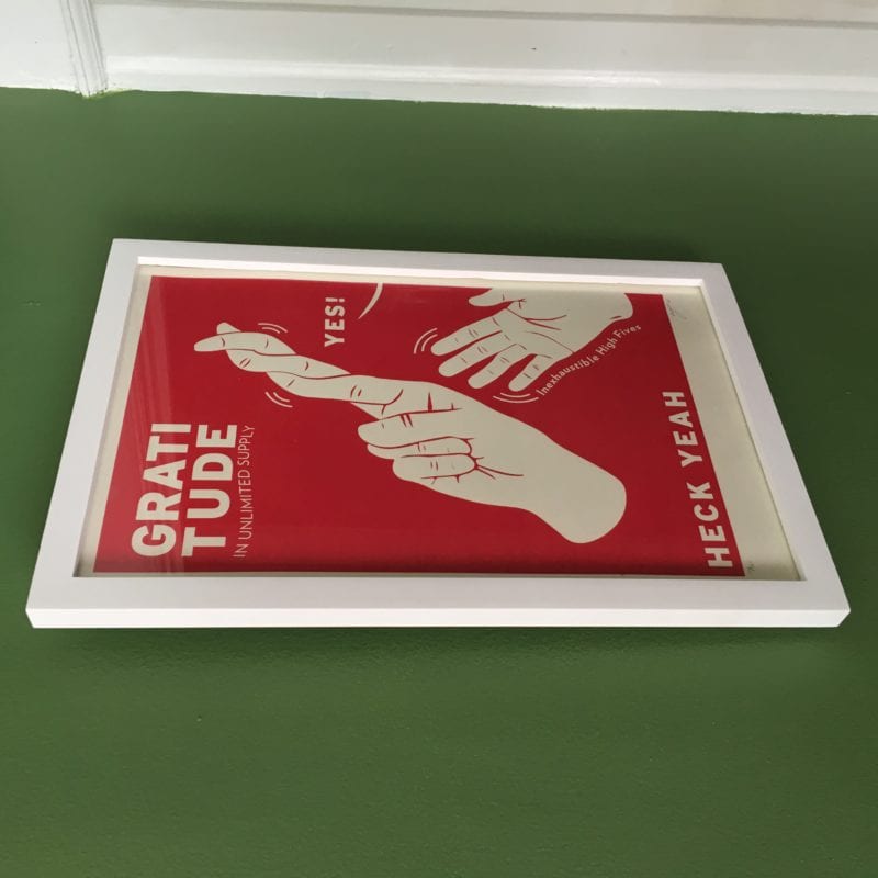 GRATITUDE | Hand Signals | Screenprint | Signed an Numbered - Image 5
